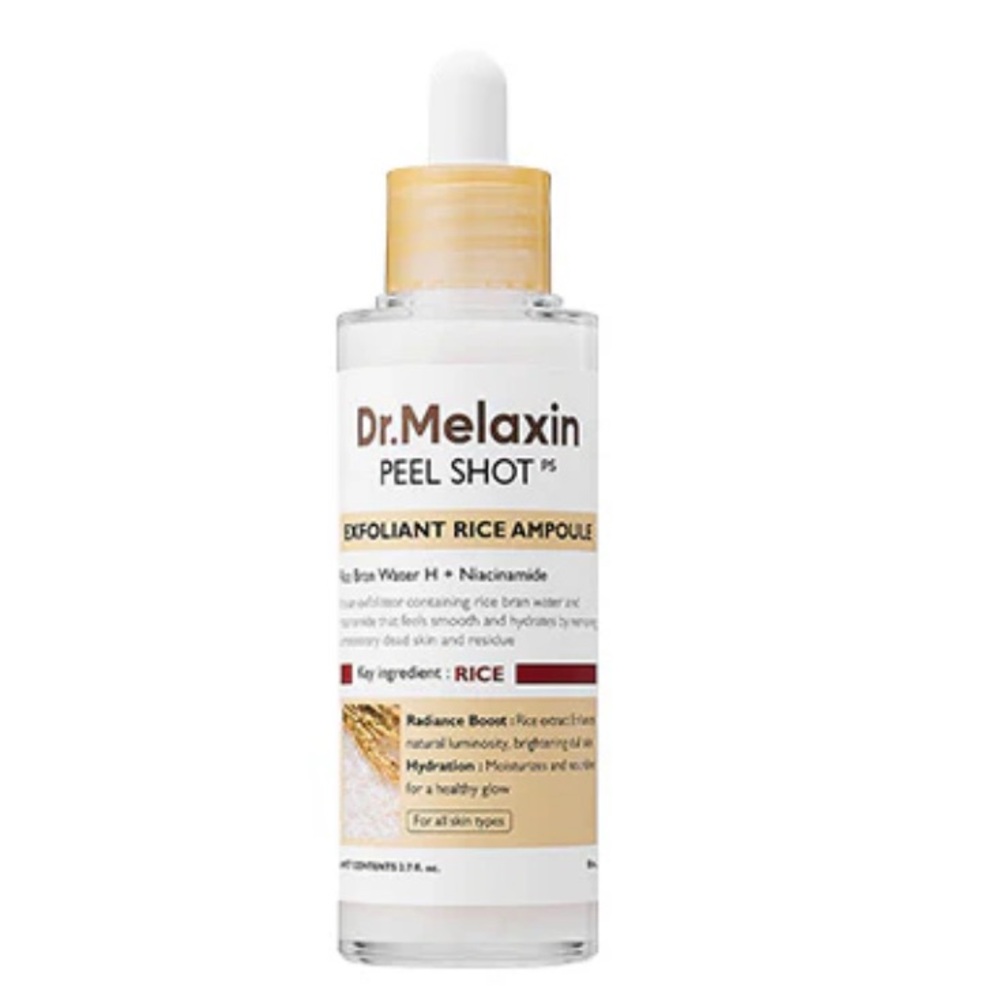 Dr. Melaxin Peel Shot Exfoliating White Rice Ampoule